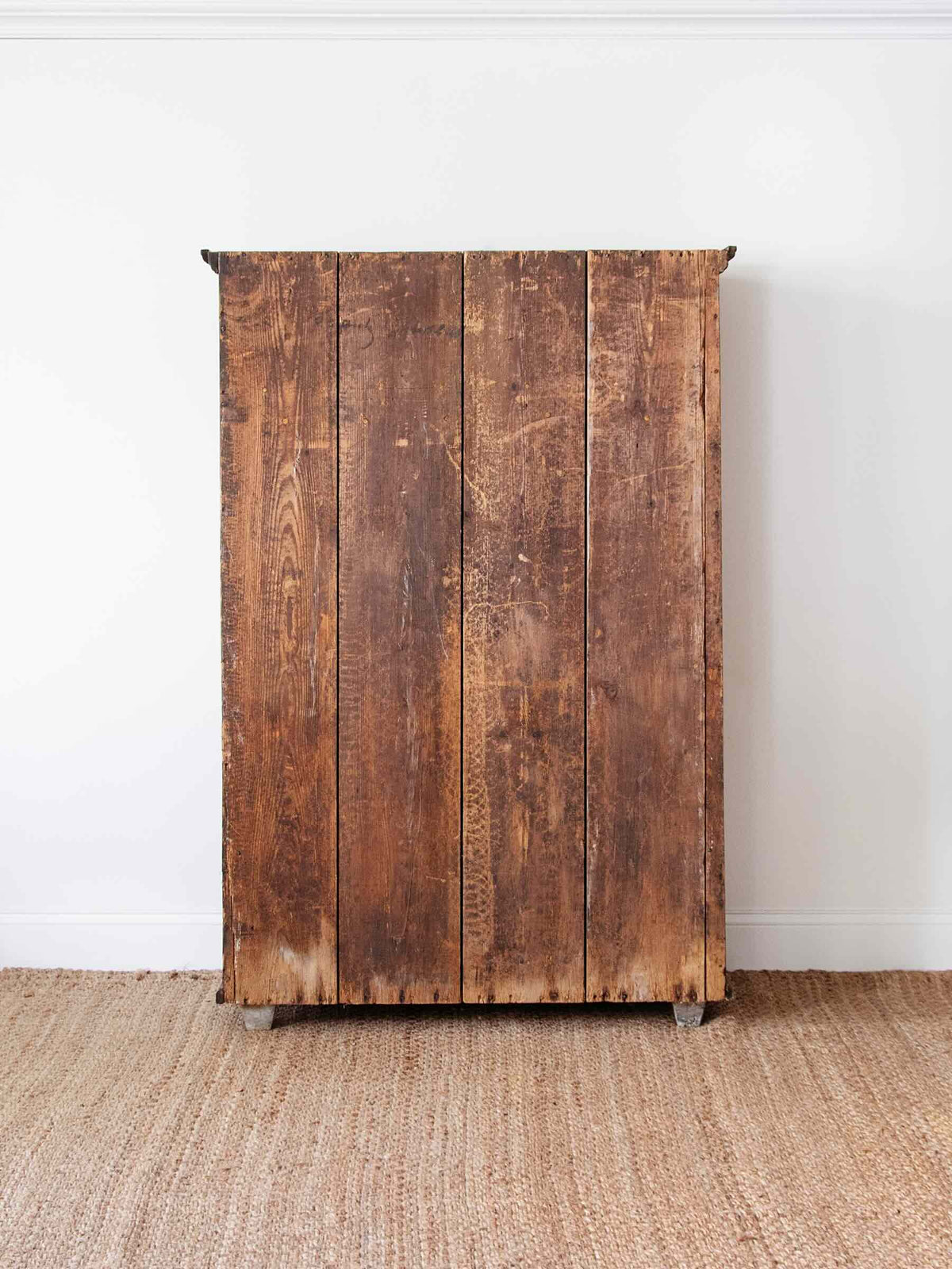 Antique Tyrolean Painted Bauernschrank Armoire, Dated 1820 – Austrian Folk Art Wardrobe