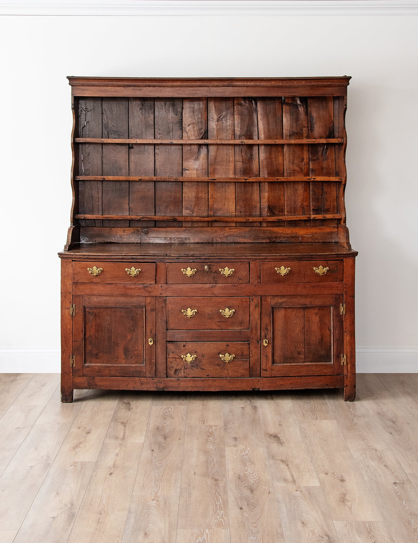 Antique 1760 Oak Welsh Dresser