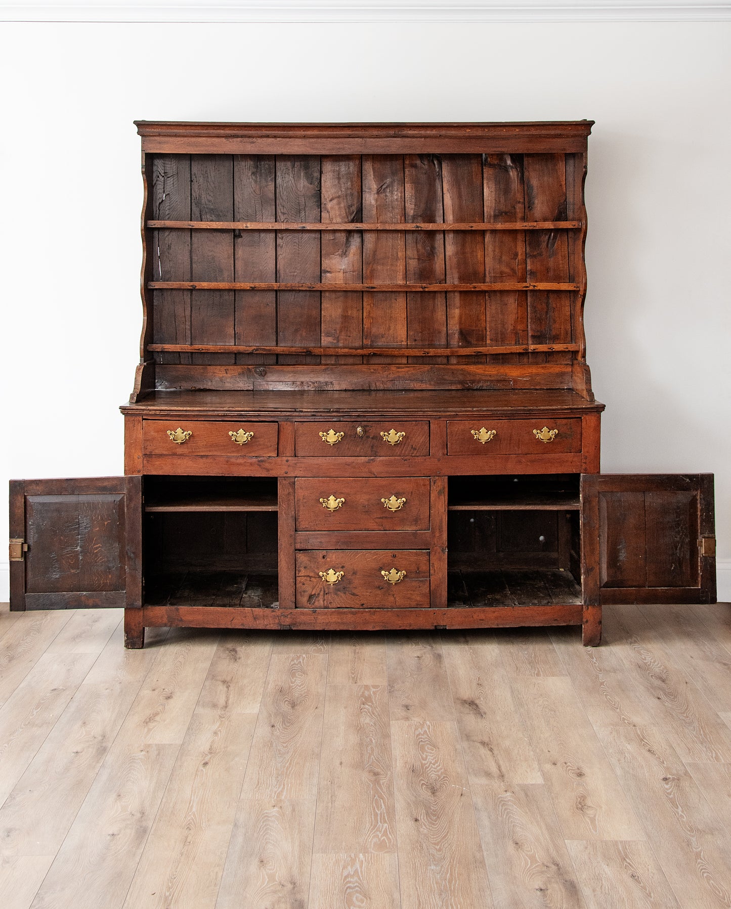 Antique 1760 Oak Welsh Dresser