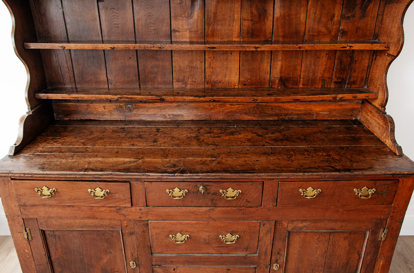 Antique 1760 Oak Welsh Dresser