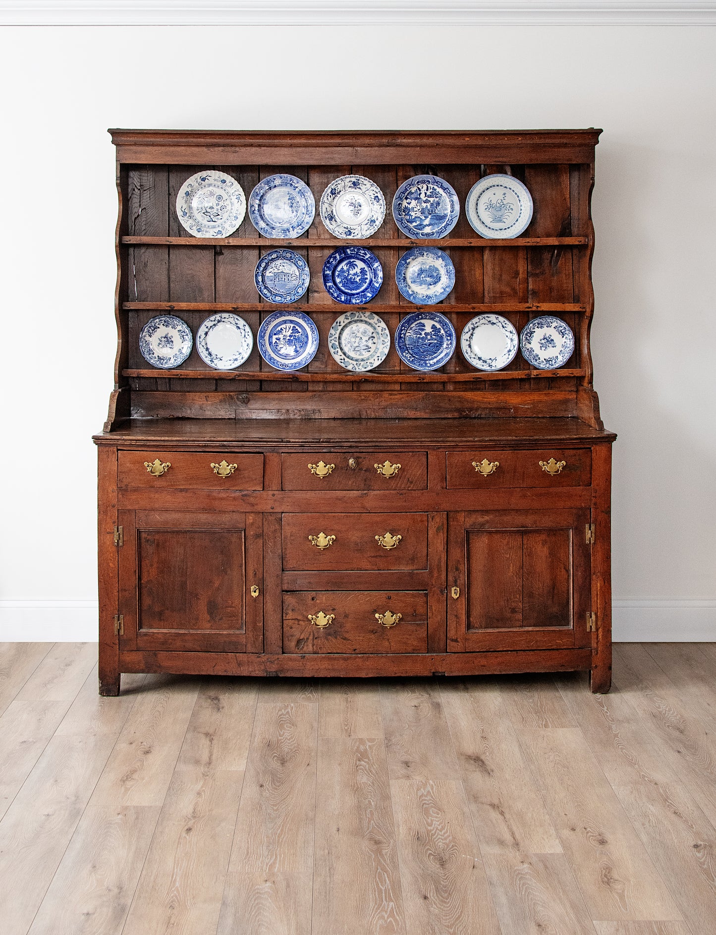 Antique 1760 Oak Welsh Dresser
