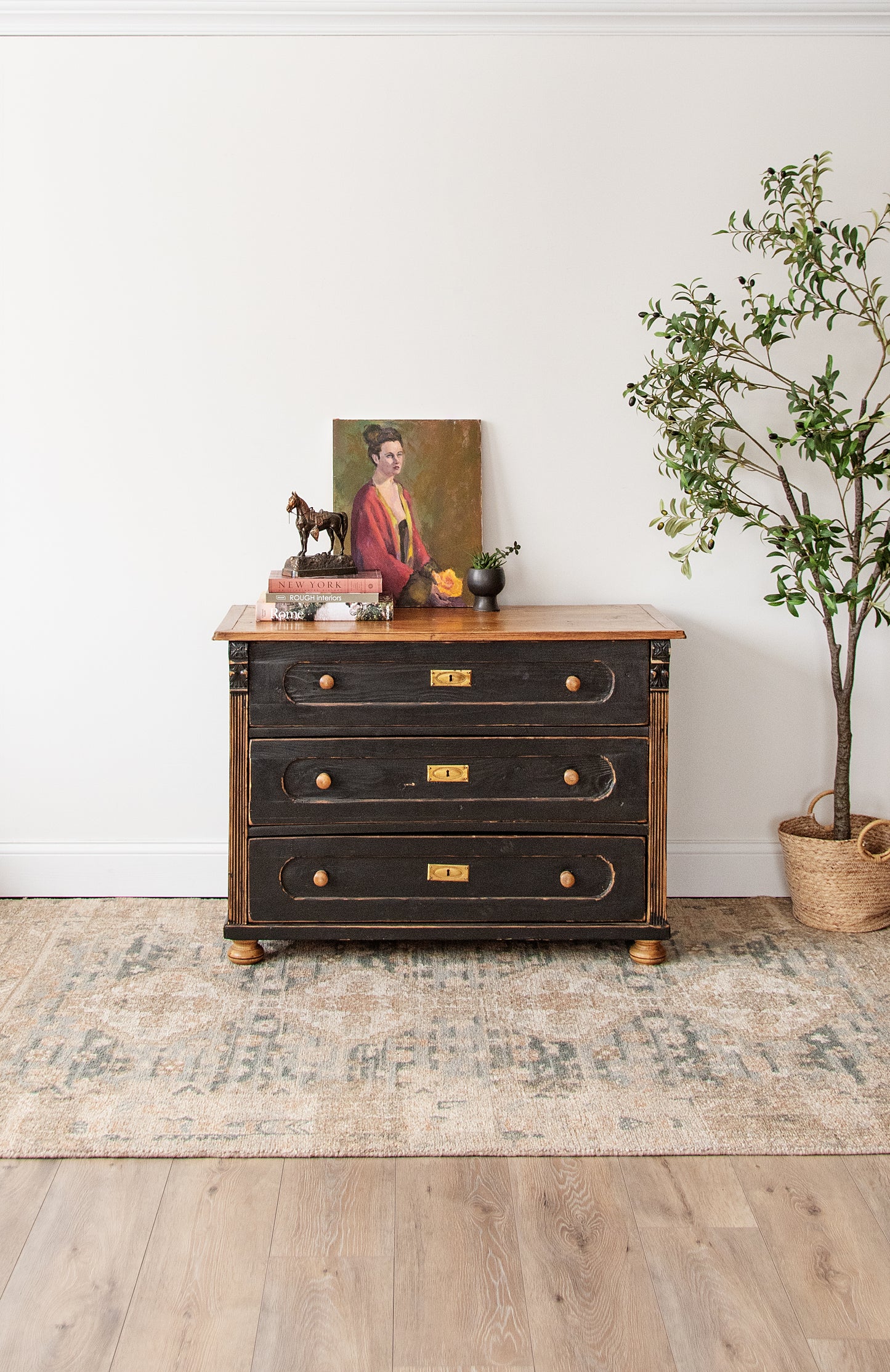 Primitive French Pine Chest of Drawers | Circa 1850
