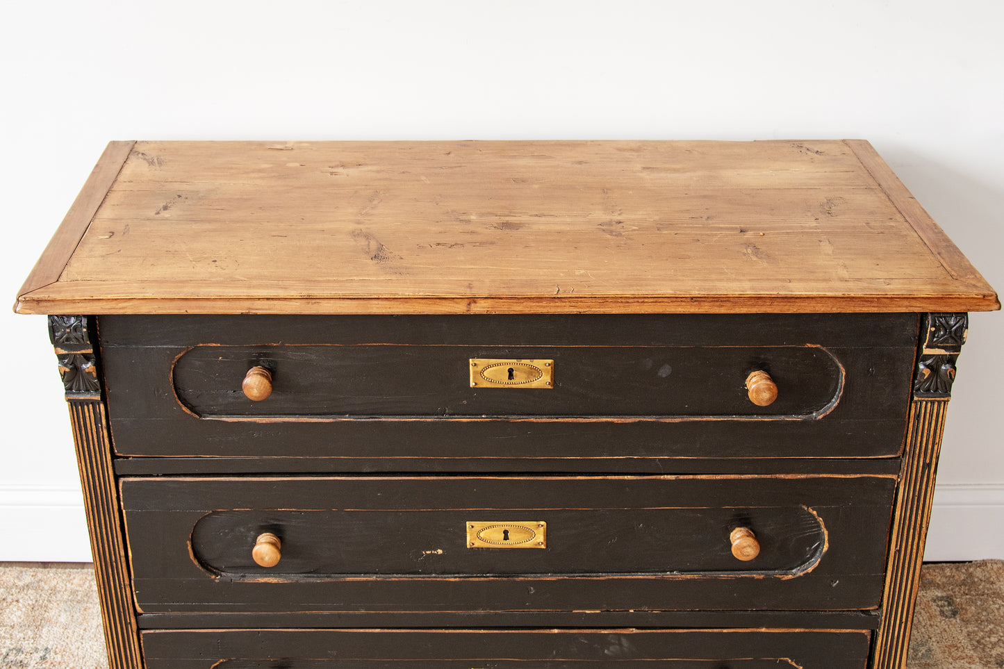 Primitive French Pine Chest of Drawers | Circa 1850