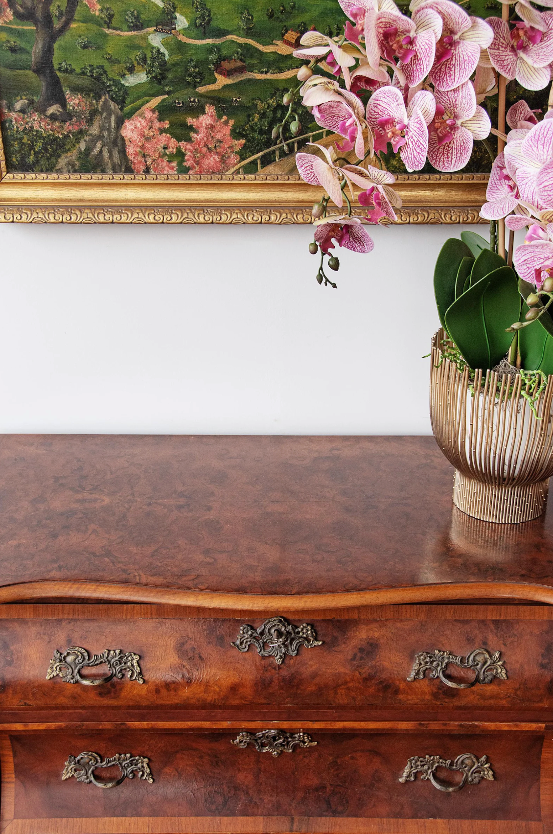 Antique Serpentine Bombe Chest | Netherlands ca. 1890s