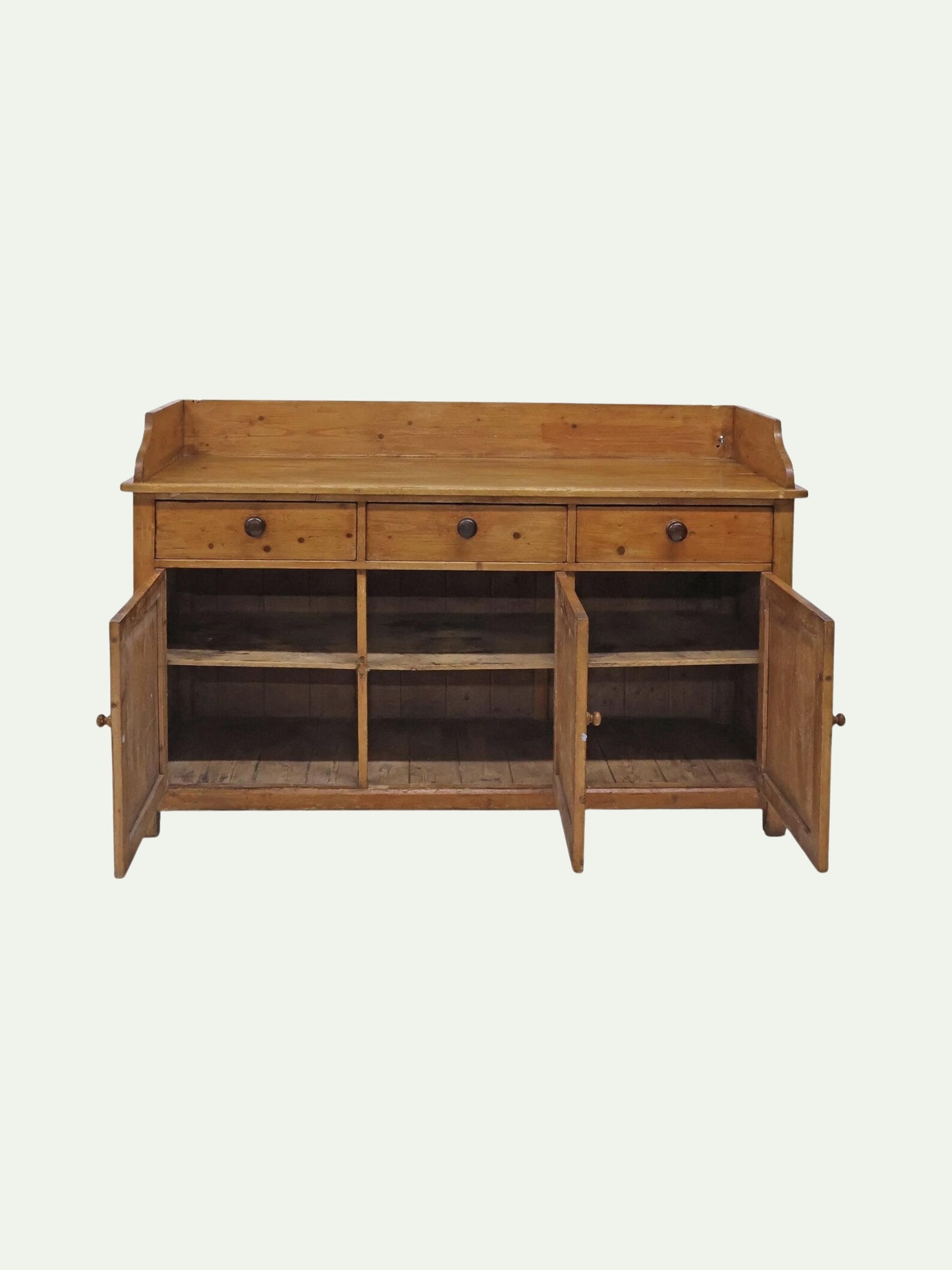 19th Century Scottish Victorian Pine Dresser Base / Sideboard