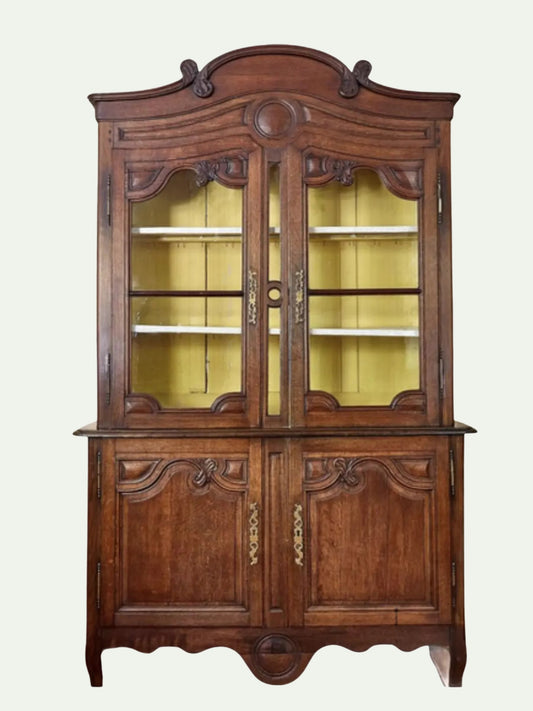Antique French Louis XV Provincial Oak Buffet à Deux Corps | ca. 1750–1780