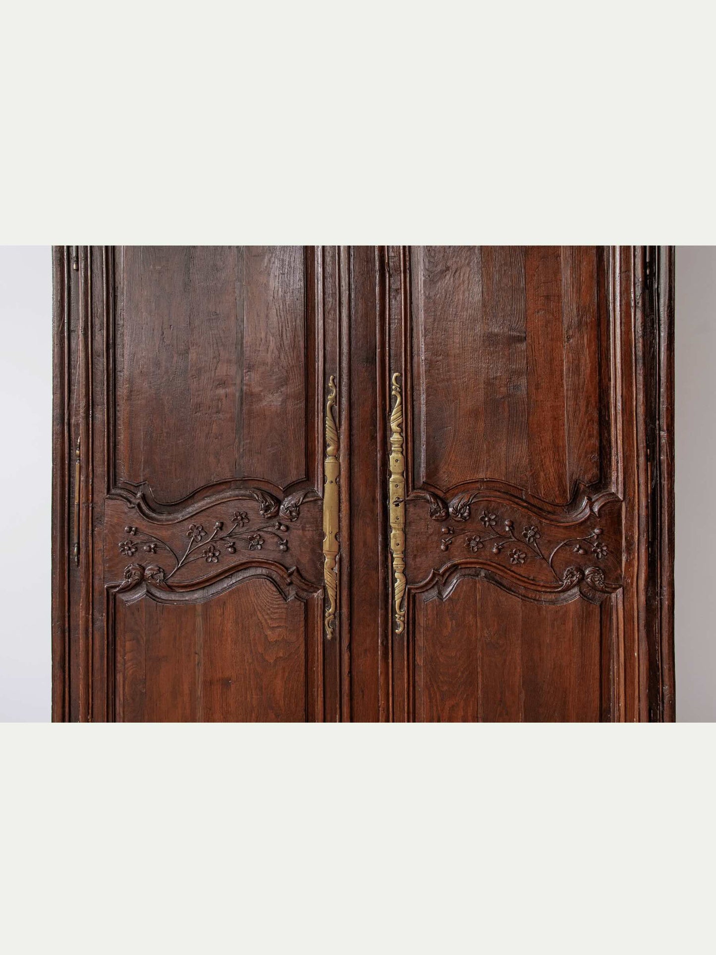 Hand Carved Antique Provincial French Oak Armoire | ca. 1780s