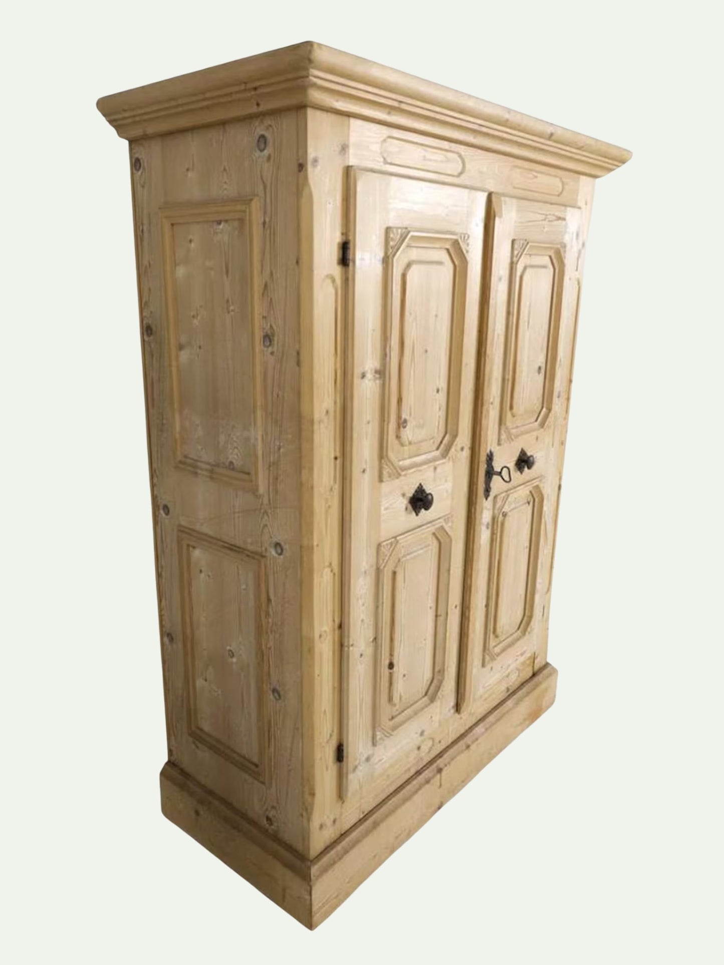 Austrian Pine Farmhouse Wardrobe Cabinet by Voglauer