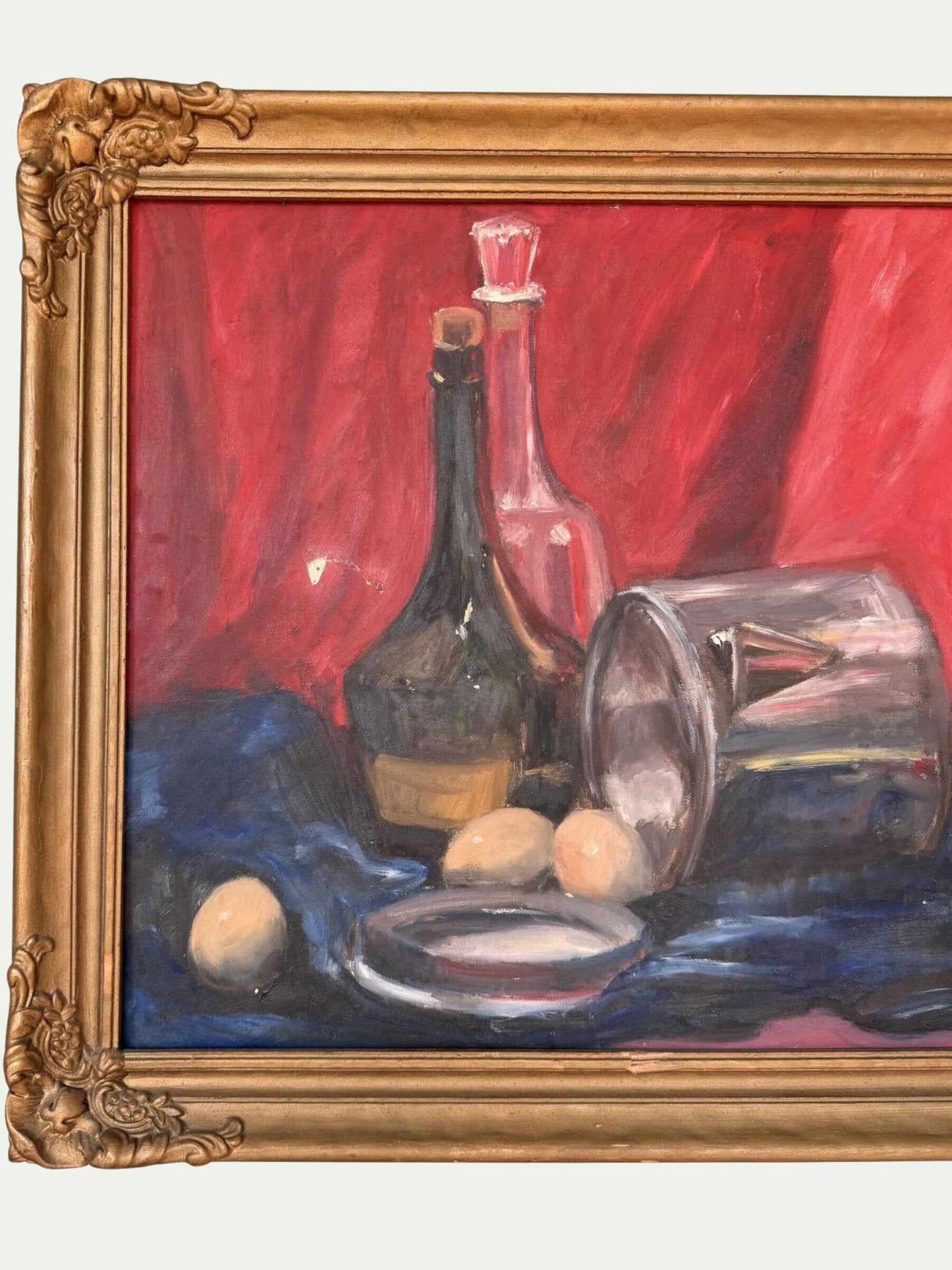 Bold Still Life Oil on Board | signed Joan Jardine