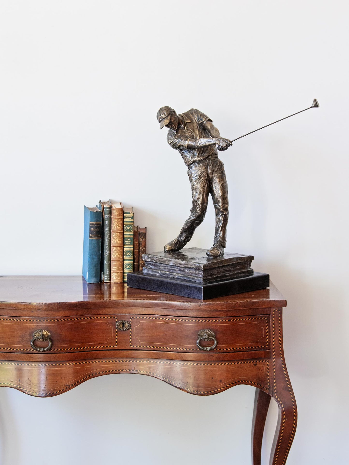 Bronze Sculpture signed by Laran Ghiglieri, "Eagle Approach."