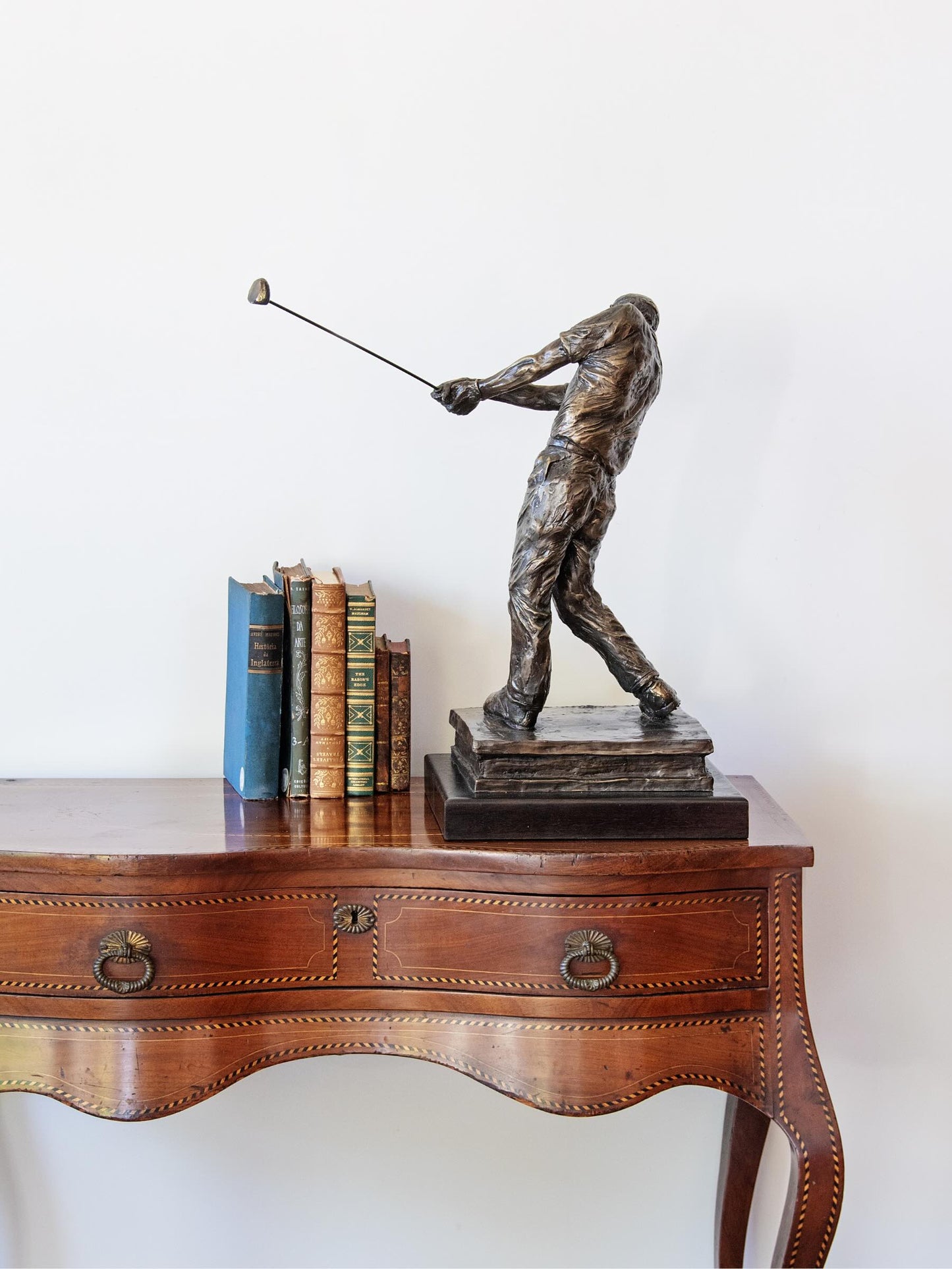 Bronze Sculpture signed by Laran Ghiglieri, "Eagle Approach."