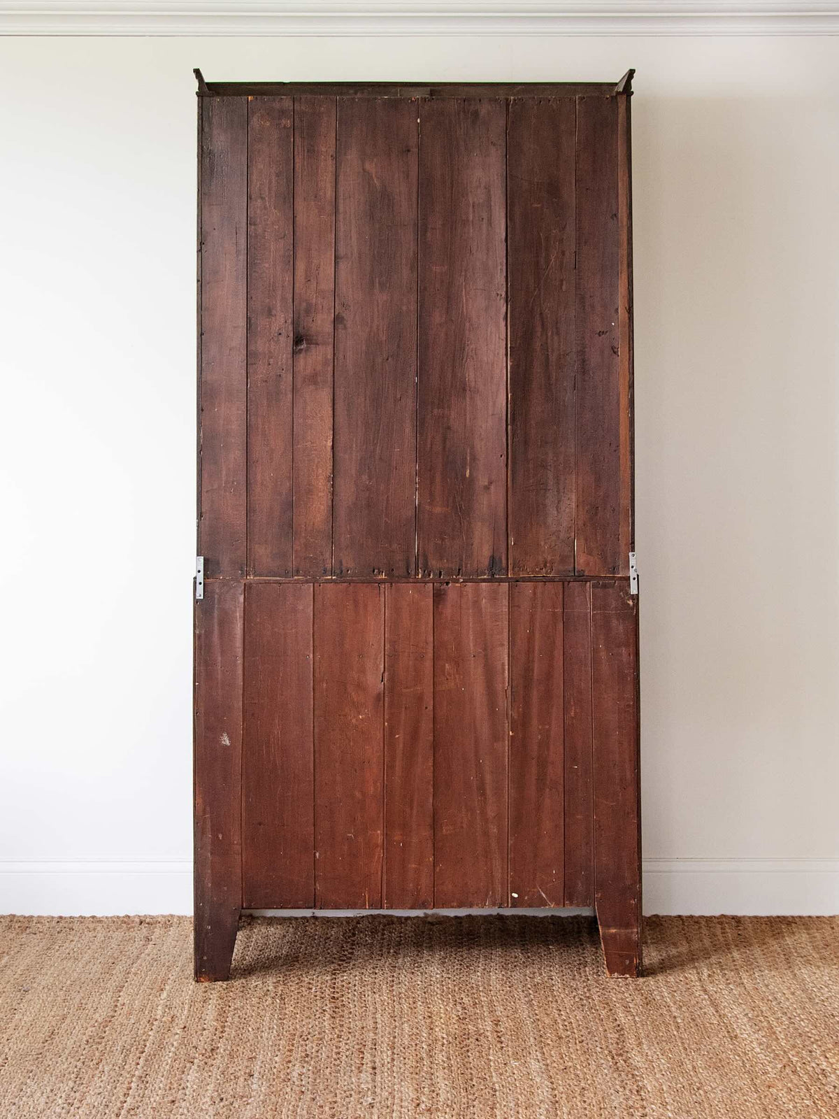Exceptional Antique English Mahogany Cathedral Secretary Bookcase | c. 1820