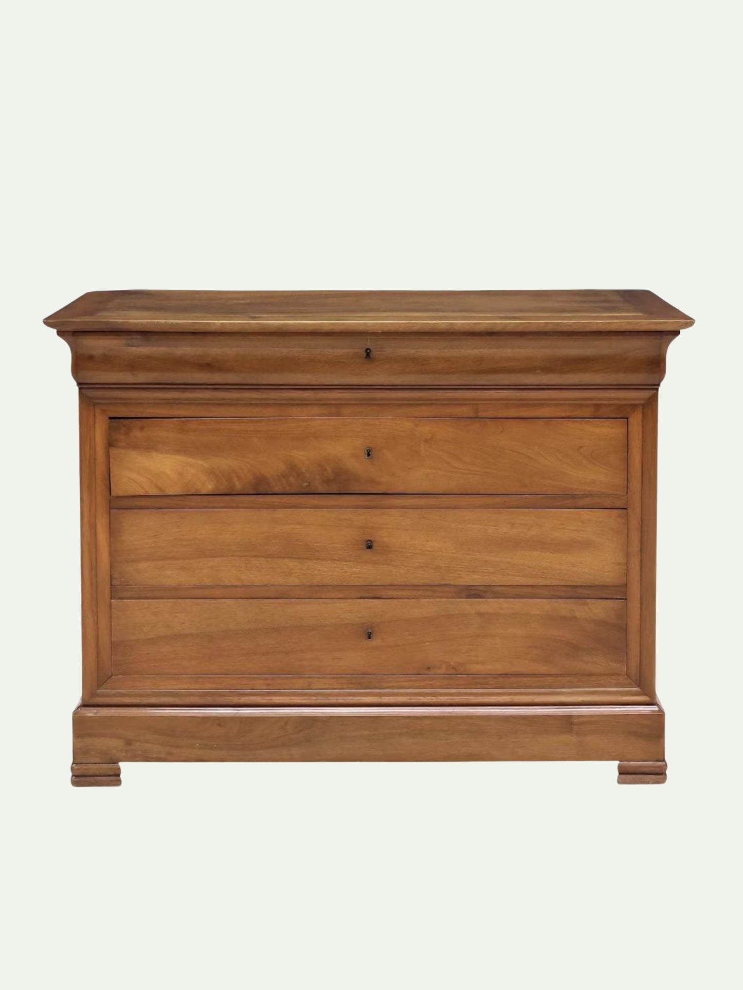 French Louis Philippe Period Burled Walnut Commode | 1840–1860