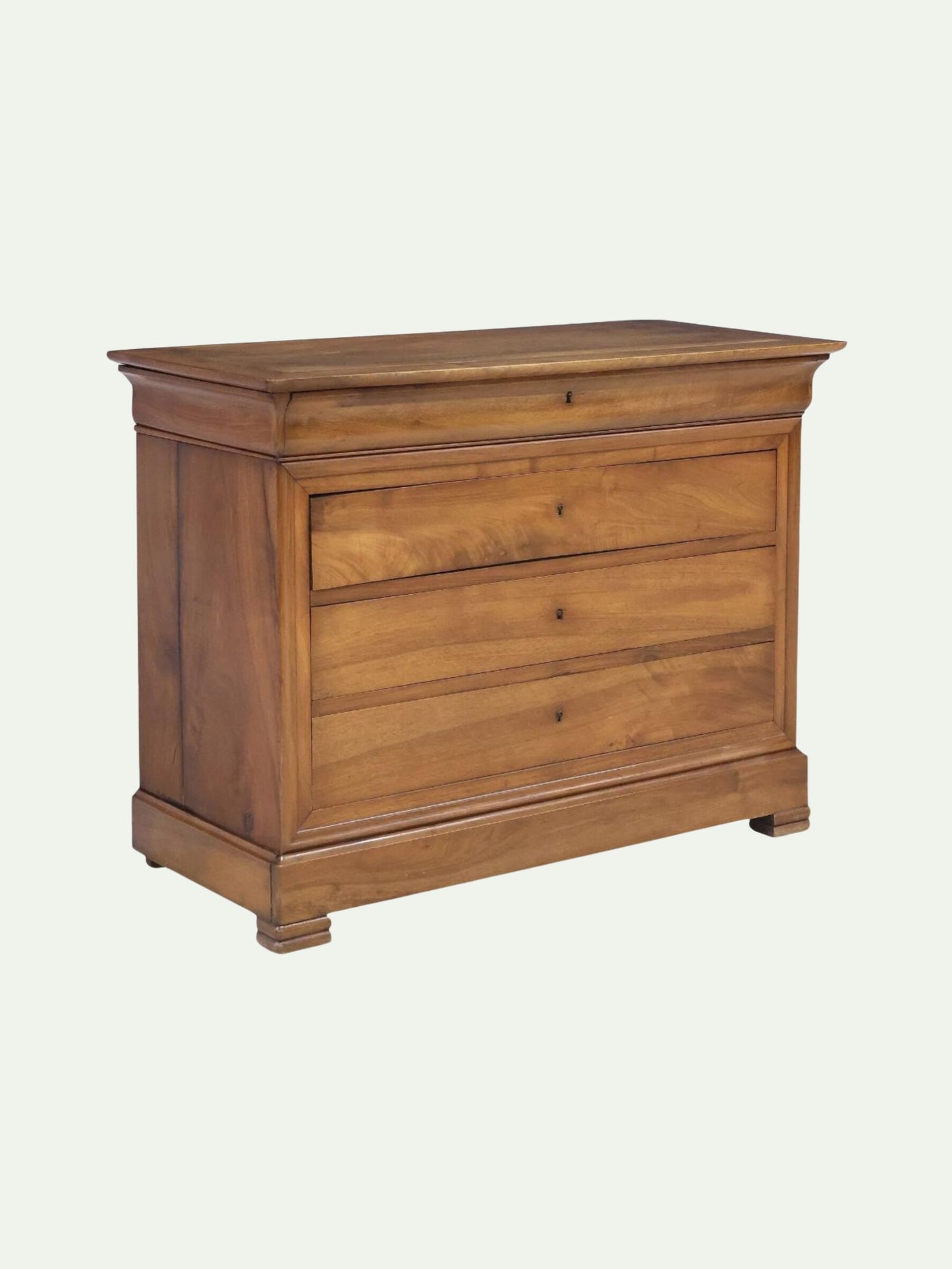 French Louis Philippe Period Burled Walnut Commode | 1840–1860