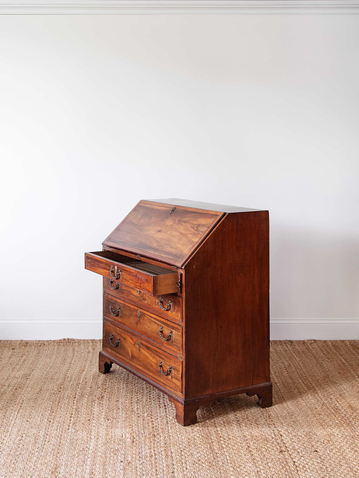mahogany georgian slant desk 