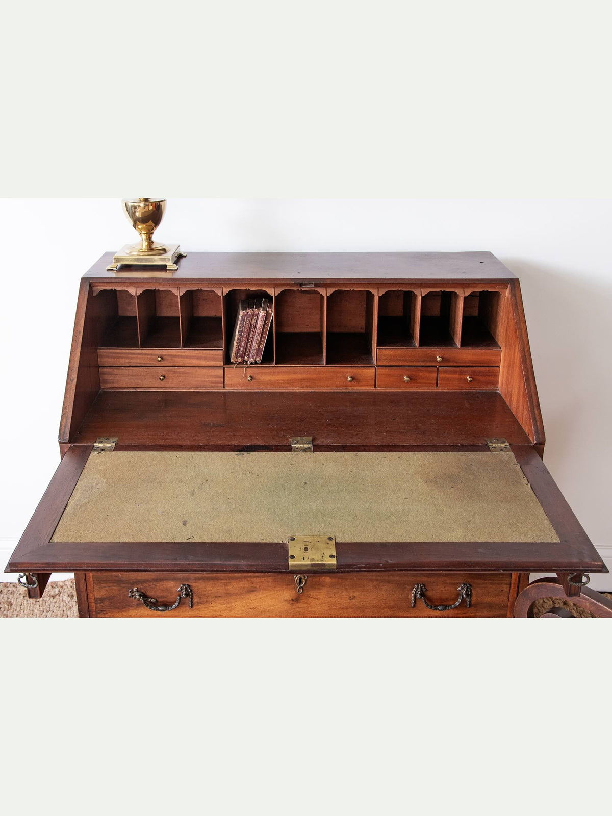 mahogany georgian slant desk 