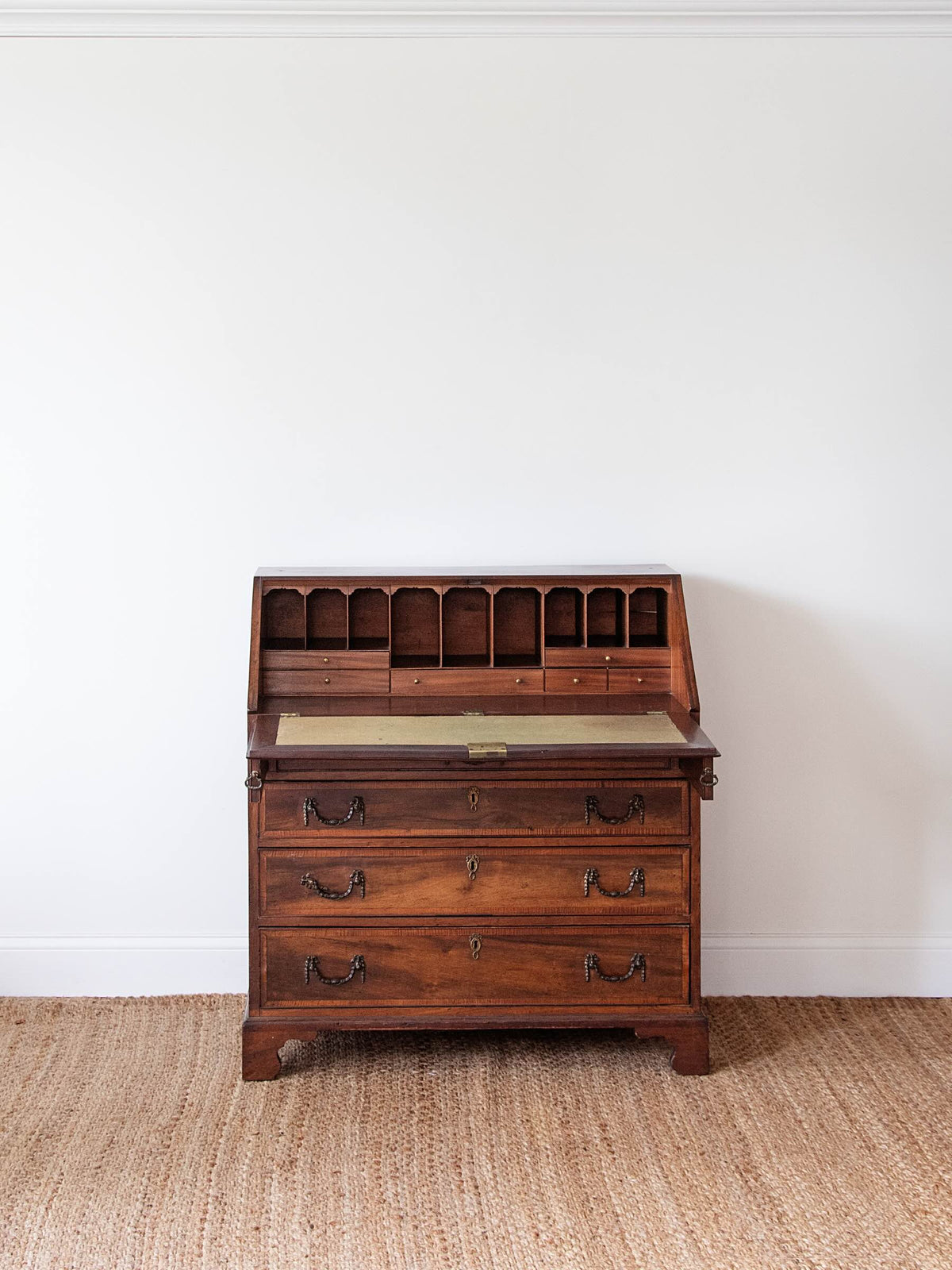 mahogany georgian slant desk 