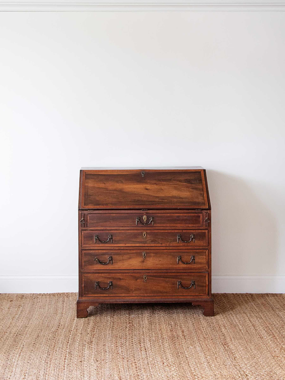 mahogany georgian slant desk 