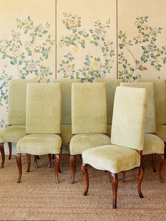 Guy Chaddock Custom Upholstered Dining Chairs - Set of 8