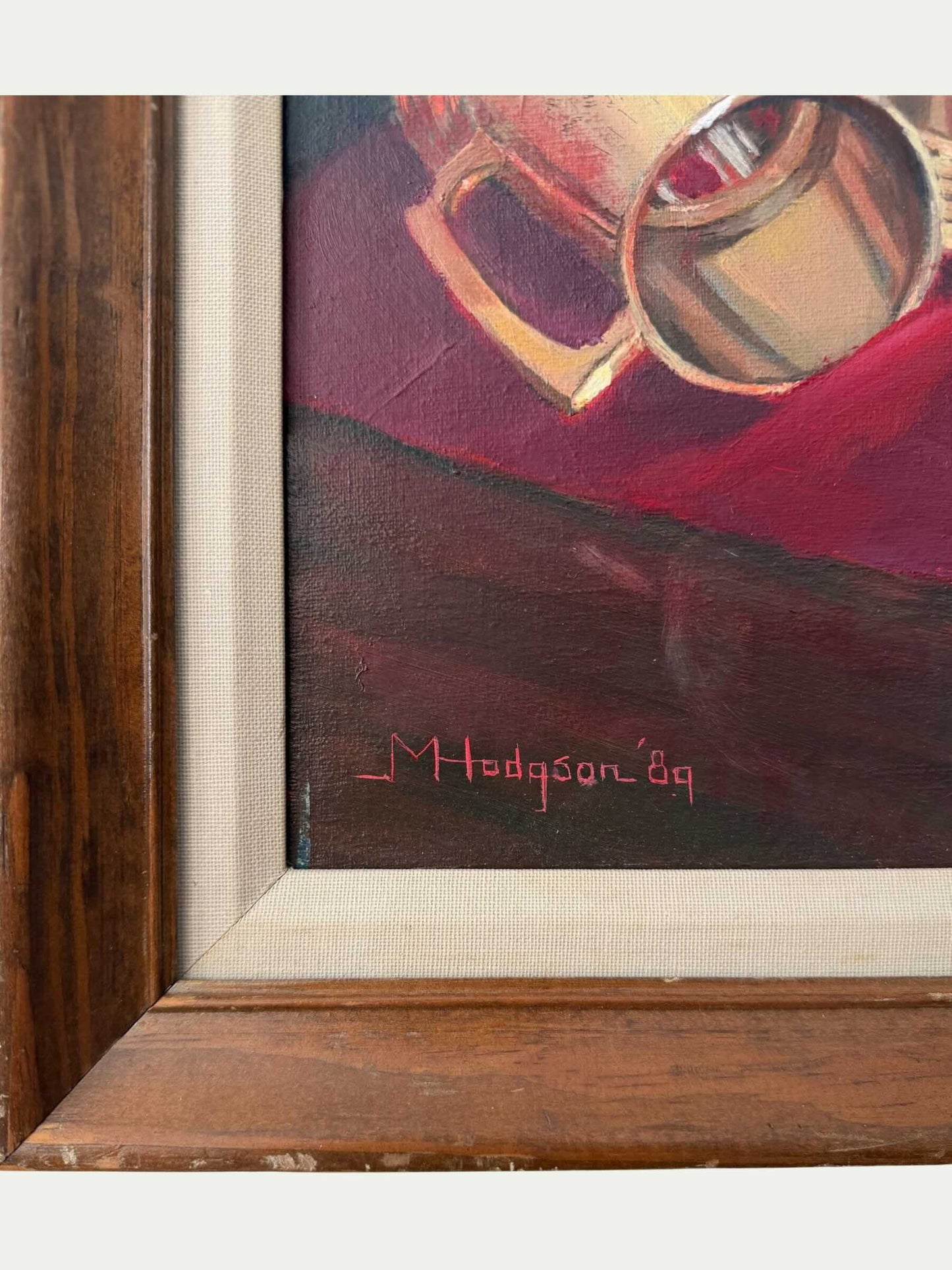 Oil on Canvas Still Life | Signed Marjorie Hodgson