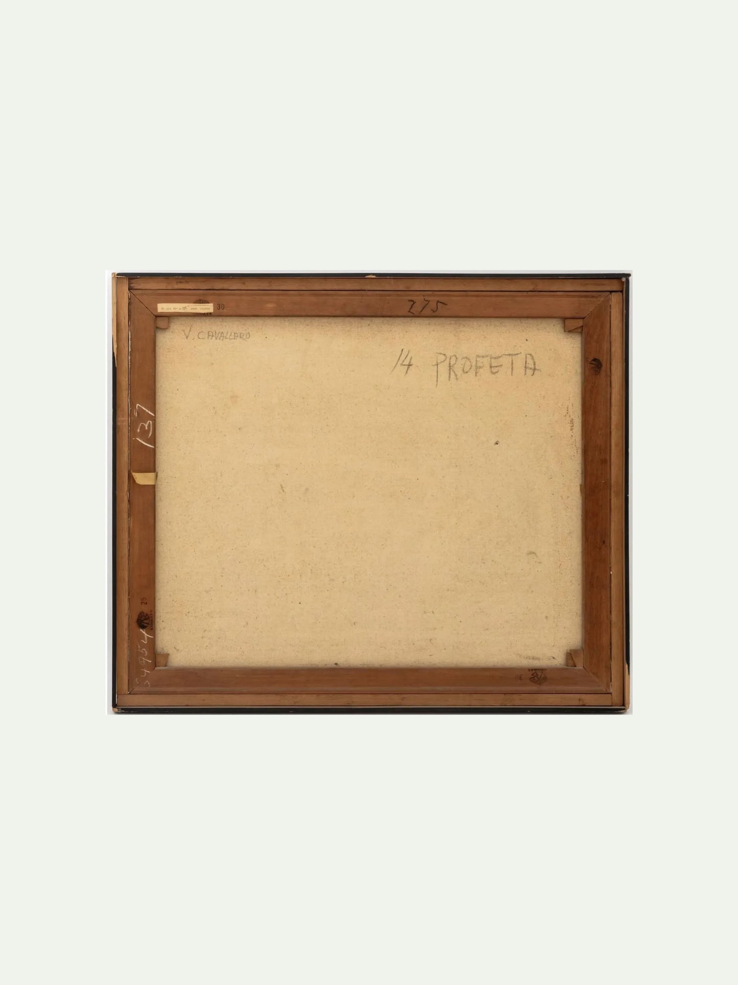 Vincent Cavallaro (American, 1912–1985), "Profeta" (Prophet) | Signed Oil on Canvas